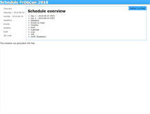 Tablet Screenshot of programm.froscon.de